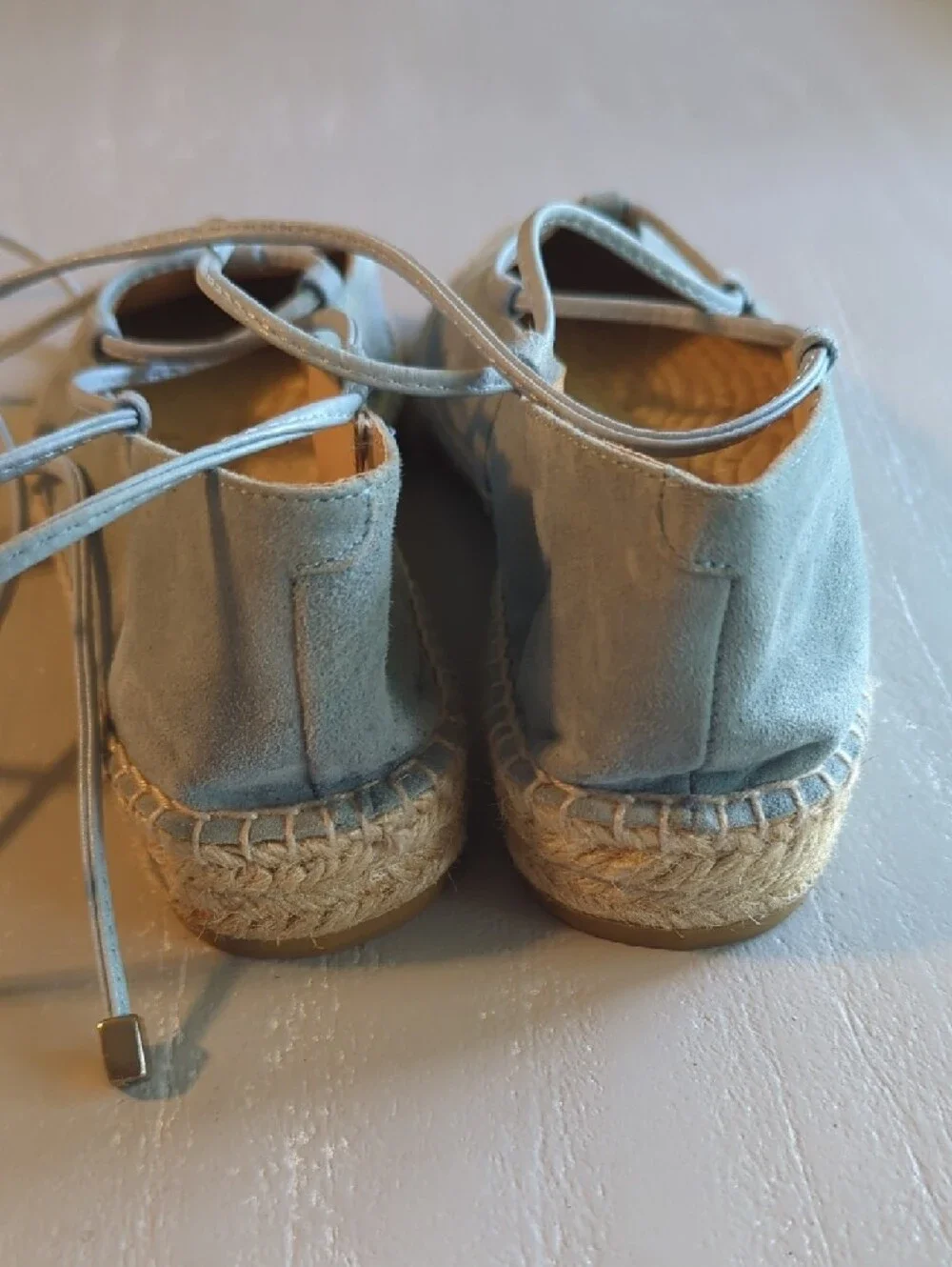 Romena Espadrille Flats Blue size 37 Handmade in Spain